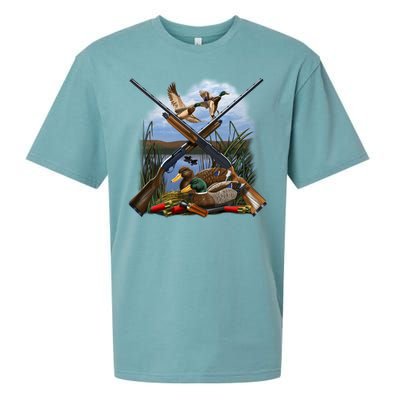 Duck Hunting Layout Sueded Cloud Jersey T-Shirt