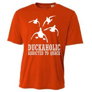 Duckaholic Addicted to Quack Cooling Performance Crew T-Shirt