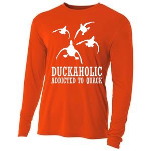 Duckaholic Addicted to Quack Cooling Performance Long Sleeve Crew