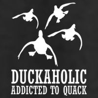 Duckaholic Addicted to Quack Garment-Dyed Fleece Hoodie