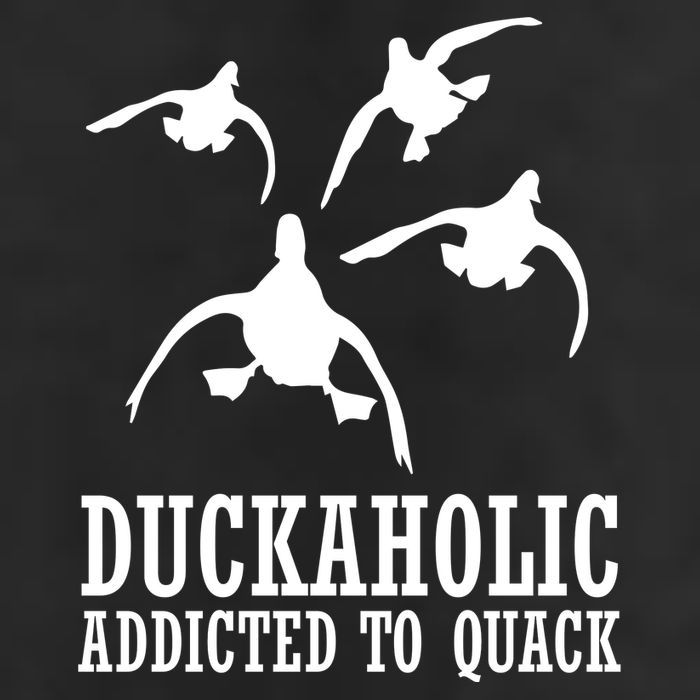 Duckaholic Addicted to Quack Garment-Dyed Fleece Hoodie