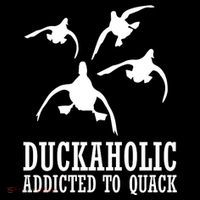 Duckaholic Addicted to Quack Drawstring Bag