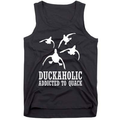 Duckaholic Addicted to Quack Tank Top