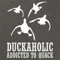Duckaholic Addicted to Quack Cotton Canvas Backpack