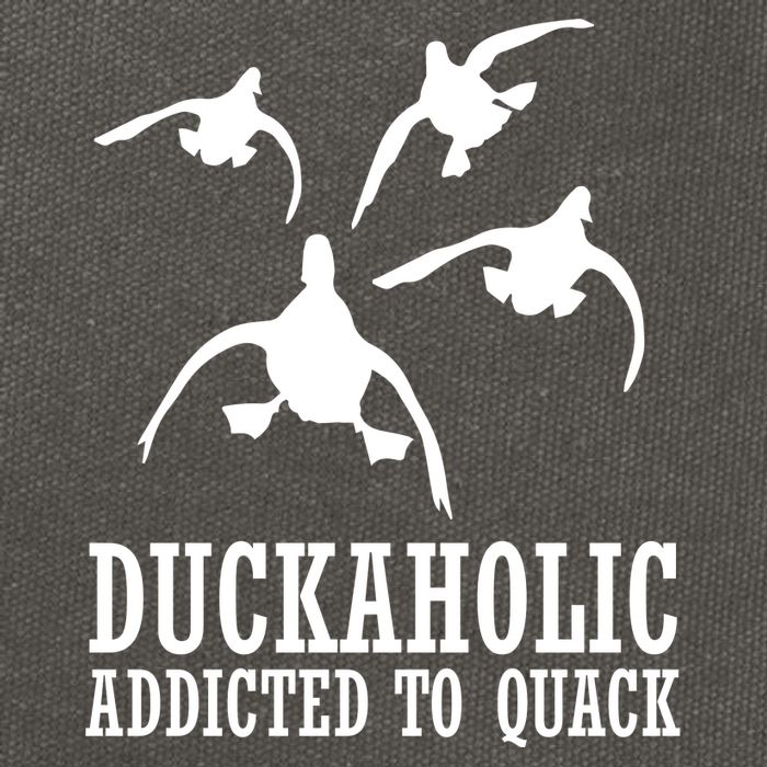 Duckaholic Addicted to Quack Cotton Canvas Backpack