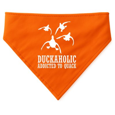 Duckaholic Addicted to Quack USA-Made Doggie Bandana