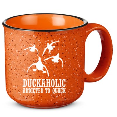 Duckaholic Addicted to Quack 15oz Campfire Ceramic Mug
