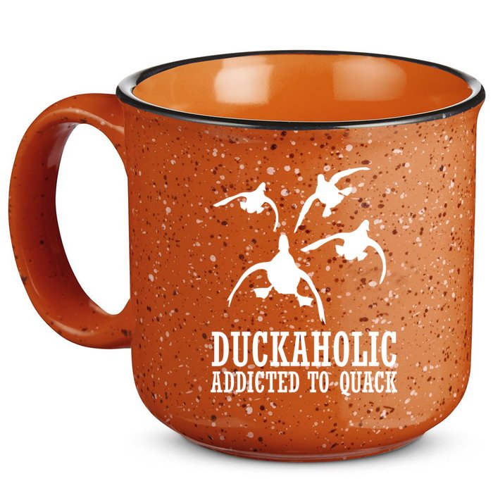 Duckaholic Addicted to Quack 15oz Campfire Ceramic Mug