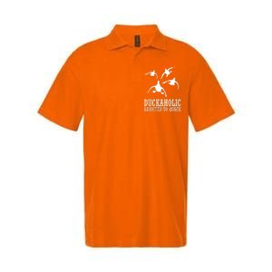 Duckaholic Addicted to Quack Softstyle Adult Sport Polo