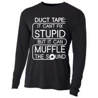 Duct Tape It Can't Fix Stupid But It Can Muffle The Sound Cooling Performance Long Sleeve Crew