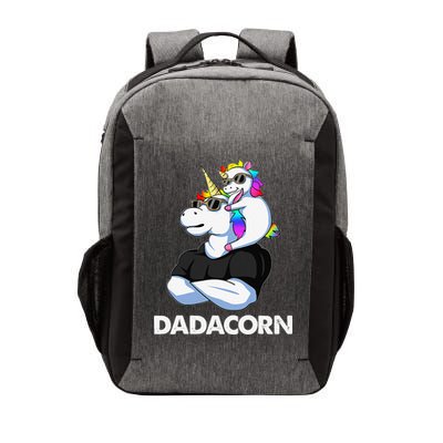 Dadacorn Unicorn Dad And Baby Christmas Papa Fathers Day Vector Backpack