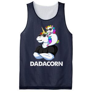 Dadacorn Unicorn Dad And Baby Christmas Papa Fathers Day Mesh Reversible Basketball Jersey Tank