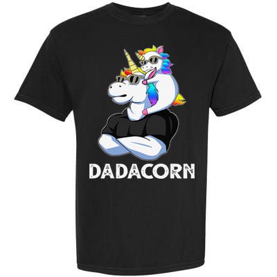Dadacorn Unicorn Dad Unicorn Lovers Fathers Day Garment-Dyed Heavyweight T-Shirt