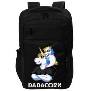 Dadacorn Unicorn Dad Unicorn Lovers Fathers Day Impact Tech Backpack