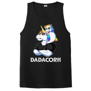 Dadacorn Unicorn Dad Unicorn Lovers Fathers Day PosiCharge Competitor Tank