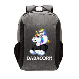 Dadacorn Unicorn Dad Unicorn Lovers Fathers Day Vector Backpack