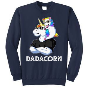 Dadacorn Unicorn Dad Unicorn Lovers Fathers Day Sweatshirt