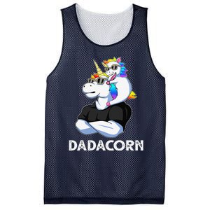 Dadacorn Unicorn Dad Unicorn Lovers Fathers Day Mesh Reversible Basketball Jersey Tank