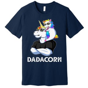 Dadacorn Unicorn Dad Unicorn Lovers Fathers Day Premium T-Shirt