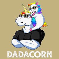 Dadacorn Unicorn Dad Unicorn Lovers Fathers Day Long Sleeve Shirt