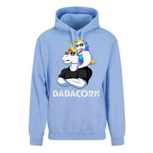 Dadacorn Unicorn Dad Unicorn Lovers Fathers Day Unisex Surf Hoodie