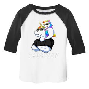 Dadacorn Unicorn Dad Unicorn Lovers Fathers Day Toddler Fine Jersey T-Shirt