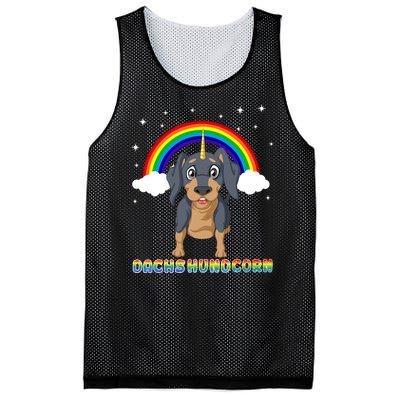 Dachshund Unicorn Mesh Reversible Basketball Jersey Tank