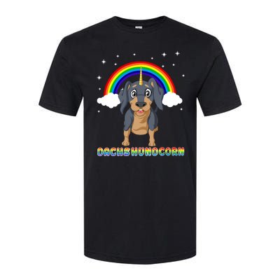 Dachshund Unicorn Softstyle® CVC T-Shirt