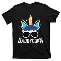 Daddycorn Unicorn Daddy And Baby Father's Day T-Shirt