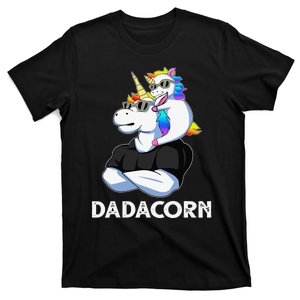 Dadacorn Unicorn Dad Unicorn Lovers Father's Day T-Shirt