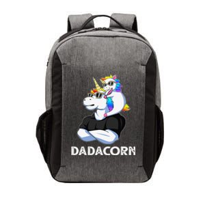 Dadacorn Unicorn Dad Unicorn Lovers Father's Day Vector Backpack