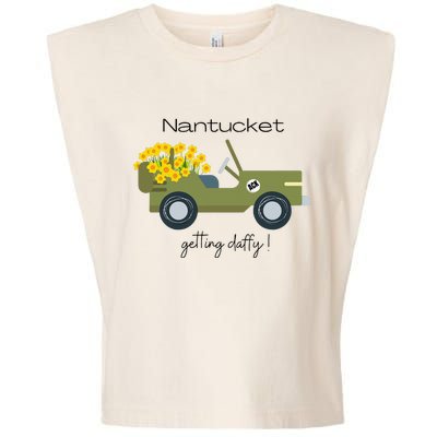 Daffodils Upon Daffodils Nantucket Garment-Dyed Women's Muscle Tee