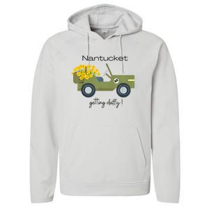 Daffodils Upon Daffodils Nantucket Getting Ack Performance Fleece Hoodie