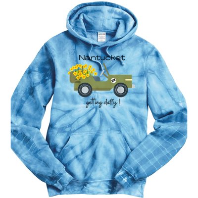 Daffodils Upon Daffodils Nantucket Getting Ack Tie Dye Hoodie