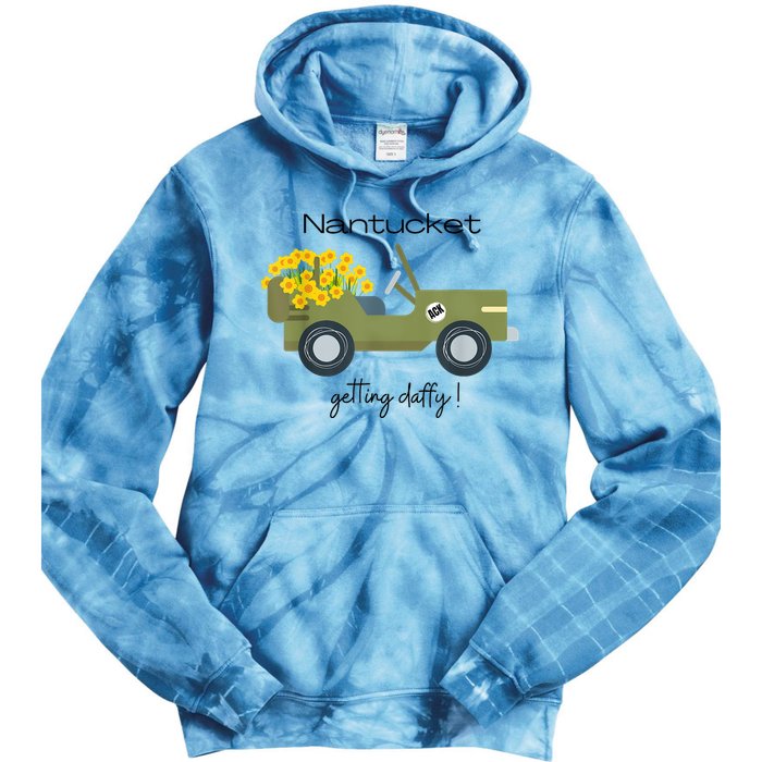 Daffodils Upon Daffodils Nantucket Getting Ack Tie Dye Hoodie