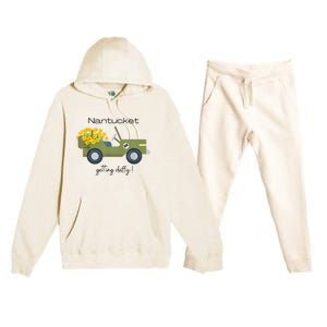 Daffodils Upon Daffodils Nantucket Getting Ack Premium Hooded Sweatsuit Set