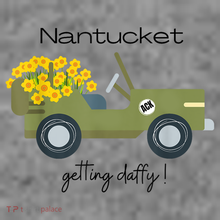 Daffodils Upon Daffodils Nantucket Getting Ack 7-Panel Snapback Hat