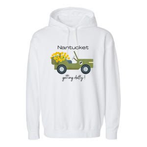 Daffodils Upon Daffodils Nantucket Getting Ack Garment-Dyed Fleece Hoodie