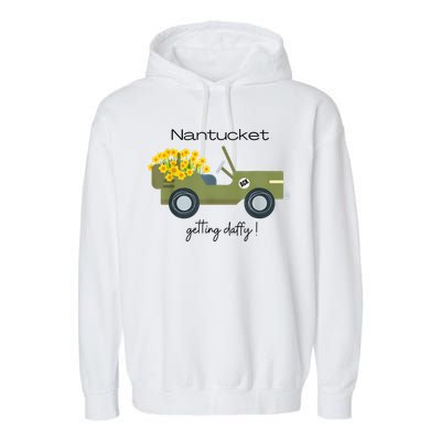 Daffodils Upon Daffodils Nantucket Getting Ack Garment-Dyed Fleece Hoodie