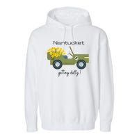 Daffodils Upon Daffodils Nantucket Getting Ack Garment-Dyed Fleece Hoodie