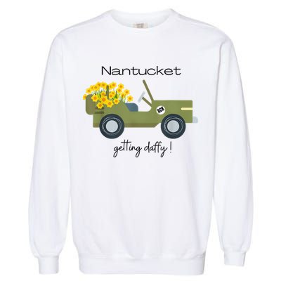 Daffodils Upon Daffodils Nantucket Getting Ack Garment-Dyed Sweatshirt