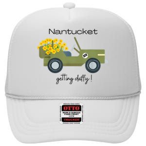 Daffodils Upon Daffodils Nantucket Getting Ack High Crown Mesh Back Trucker Hat