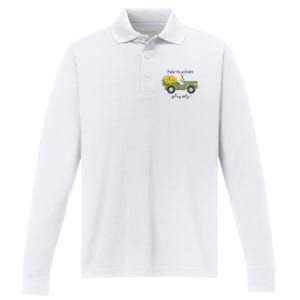 Daffodils Upon Daffodils Nantucket Getting Ack Performance Long Sleeve Polo