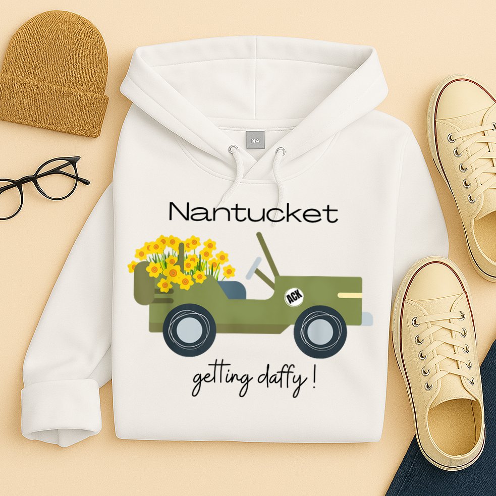 Daffodils Upon Daffodils Nantucket Getting Ack Hoodie