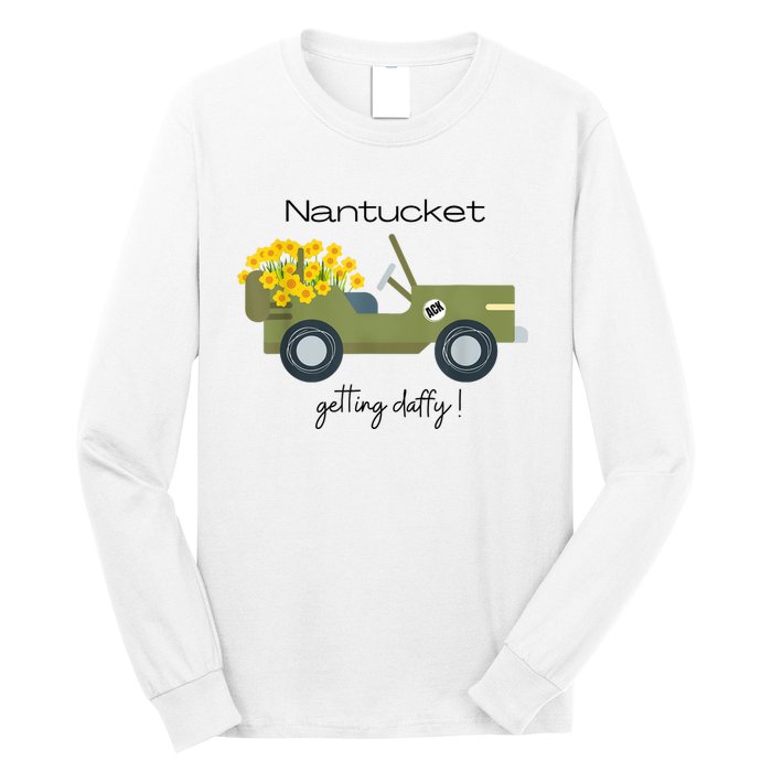 Daffodils Upon Daffodils Nantucket Getting Ack Long Sleeve Shirt