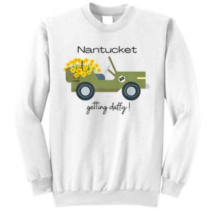 Daffodils Upon Daffodils Nantucket Getting Ack Sweatshirt