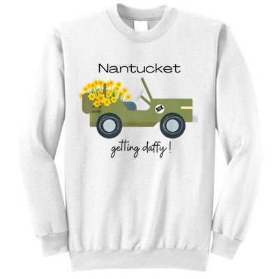 Daffodils Upon Daffodils Nantucket Getting Ack Sweatshirt