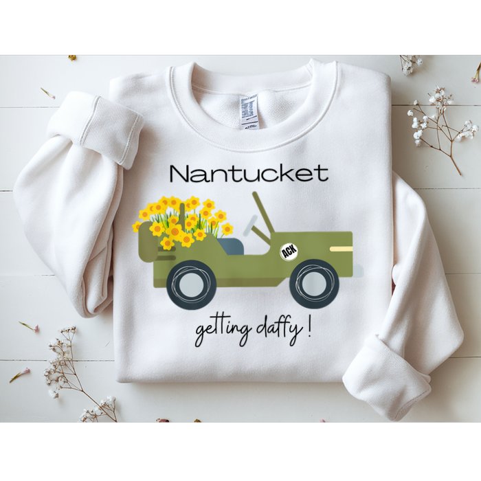 Daffodils Upon Daffodils Nantucket Getting Ack Sweatshirt