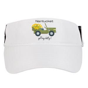 Daffodils Upon Daffodils Nantucket Getting Ack Adult Drive Performance Visor