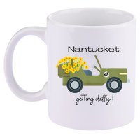 Daffodils Upon Daffodils Nantucket Getting Ack 11oz C Handle Ceramic Mug